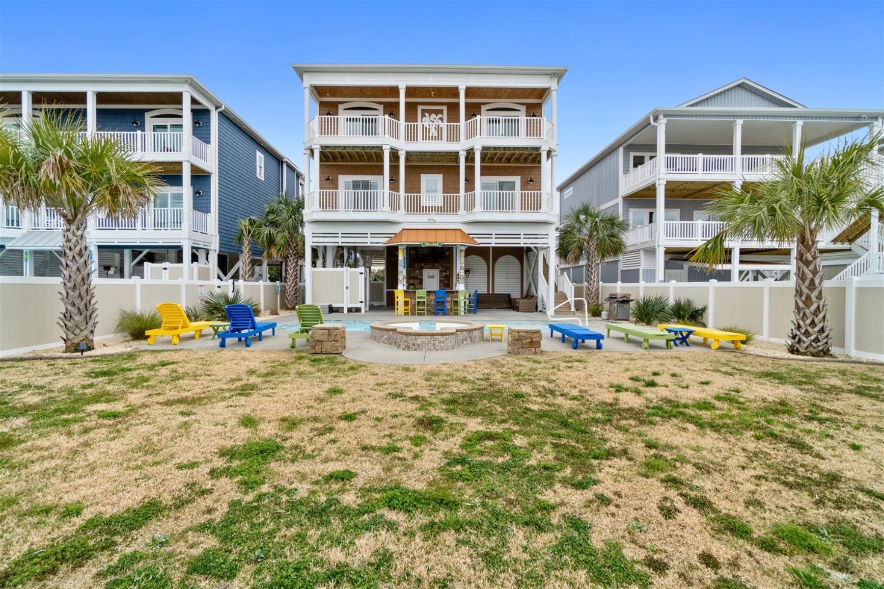 Beach Easy Private Heated Pool, Tiki Bar, Elevator Ocean Isle Beach Exterior photo